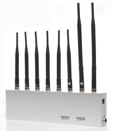 VHF/UHF Jammer 2G 3G Wifi 34dBm σημάτων ΠΣΤ με 8 κεραίες